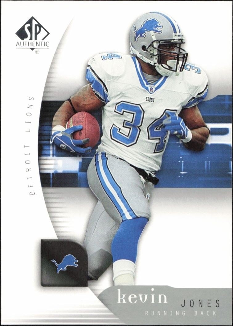 2005 Upper-Deck SP Authentic Kevin Jones #28 trading card