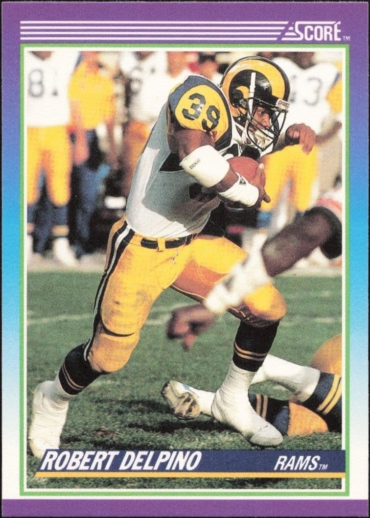 1990 Score Robert Delpino #184 trading card