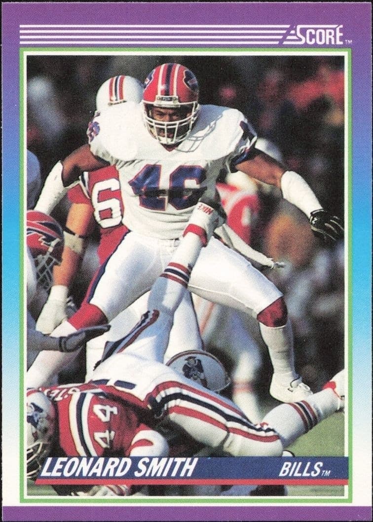 1990 Score Leonard Smith #190 trading card