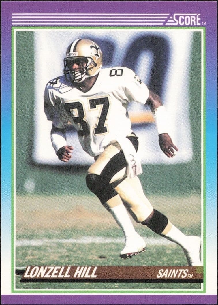 1990 Score Lonzell Hill #187 trading card
