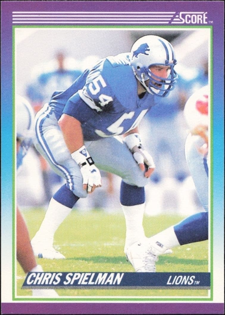 1990 Score Chris Spielman #191 trading card