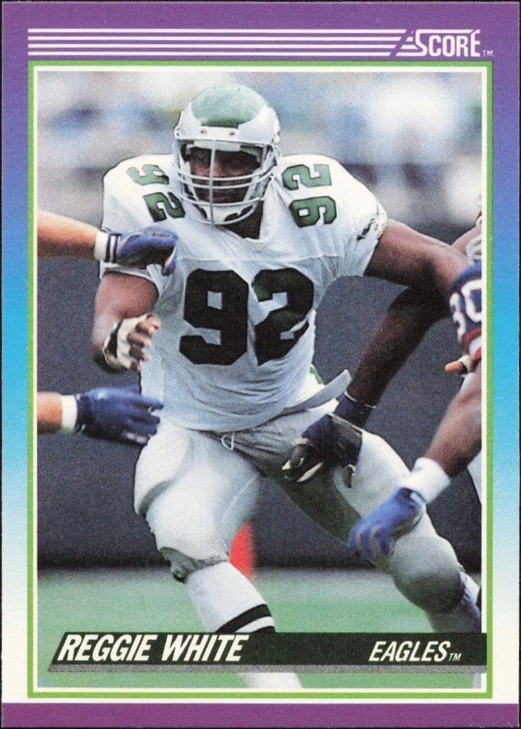 1990 Score Reggie White #203 trading card