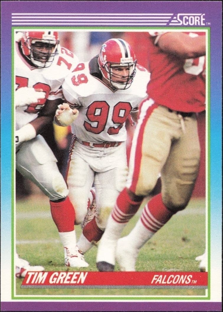1990 Score Tim Green #206 trading card