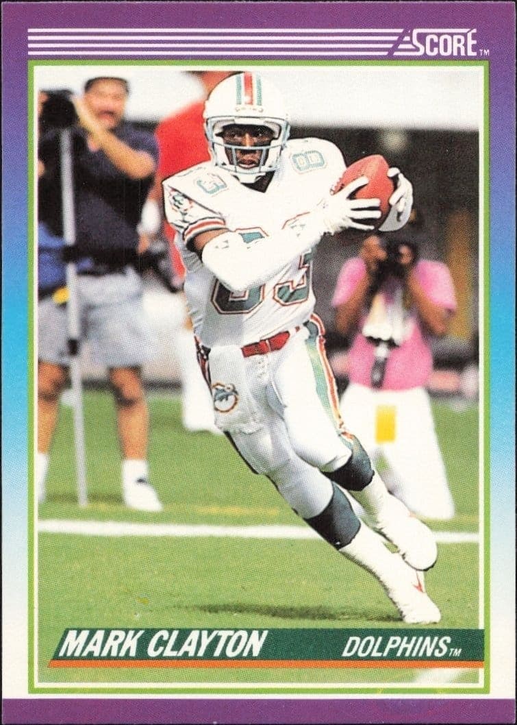 1990 Score Mark Clayton #212 trading card