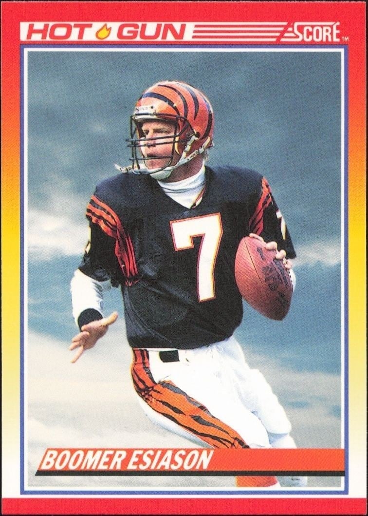 1990 Score Boomer Esiason #316 trading card