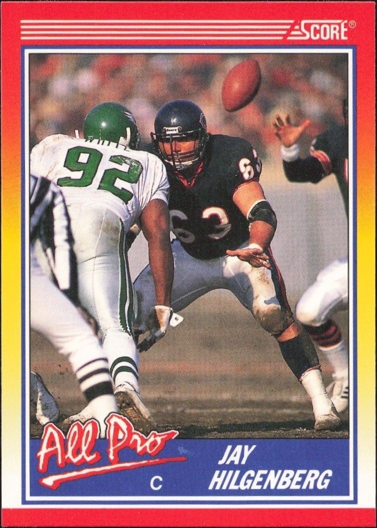 1990 Score Jay Hilgenberg #583 trading card