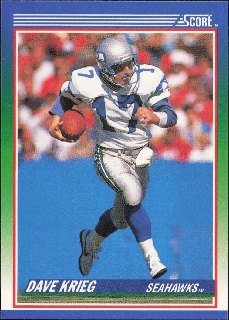 1990 Score Dave Krieg #61 trading card