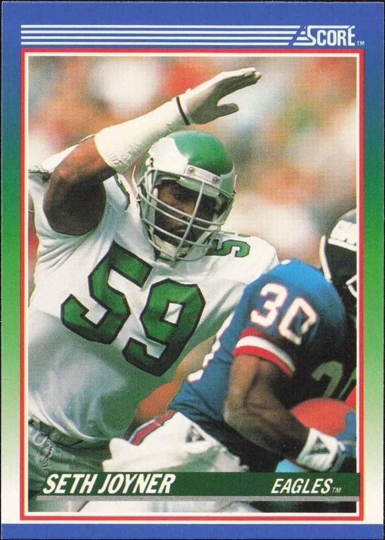 1990 Score Seth Joyner #58 trading card
