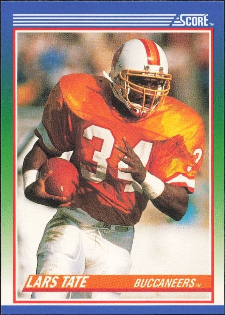 1990 Score Lars Tate #62 trading card