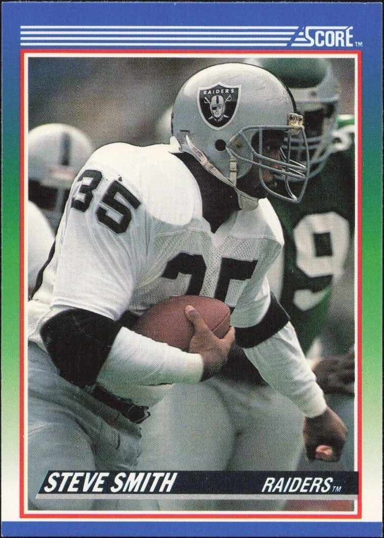 1990 Score Steve Smith #80 trading card