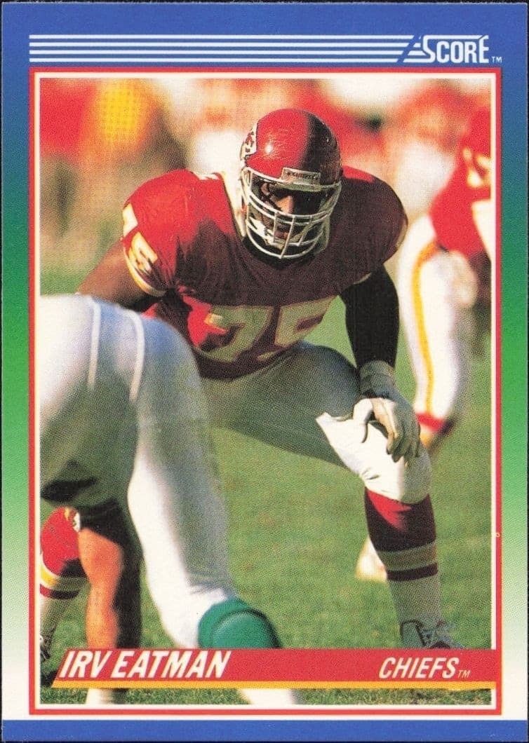 1990 Score Irv Eatman #76 trading card