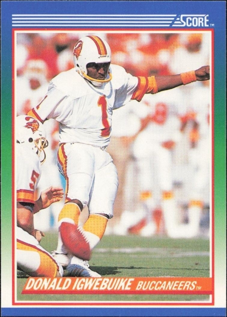 1990 Score Donald Igwebuike #99 trading card