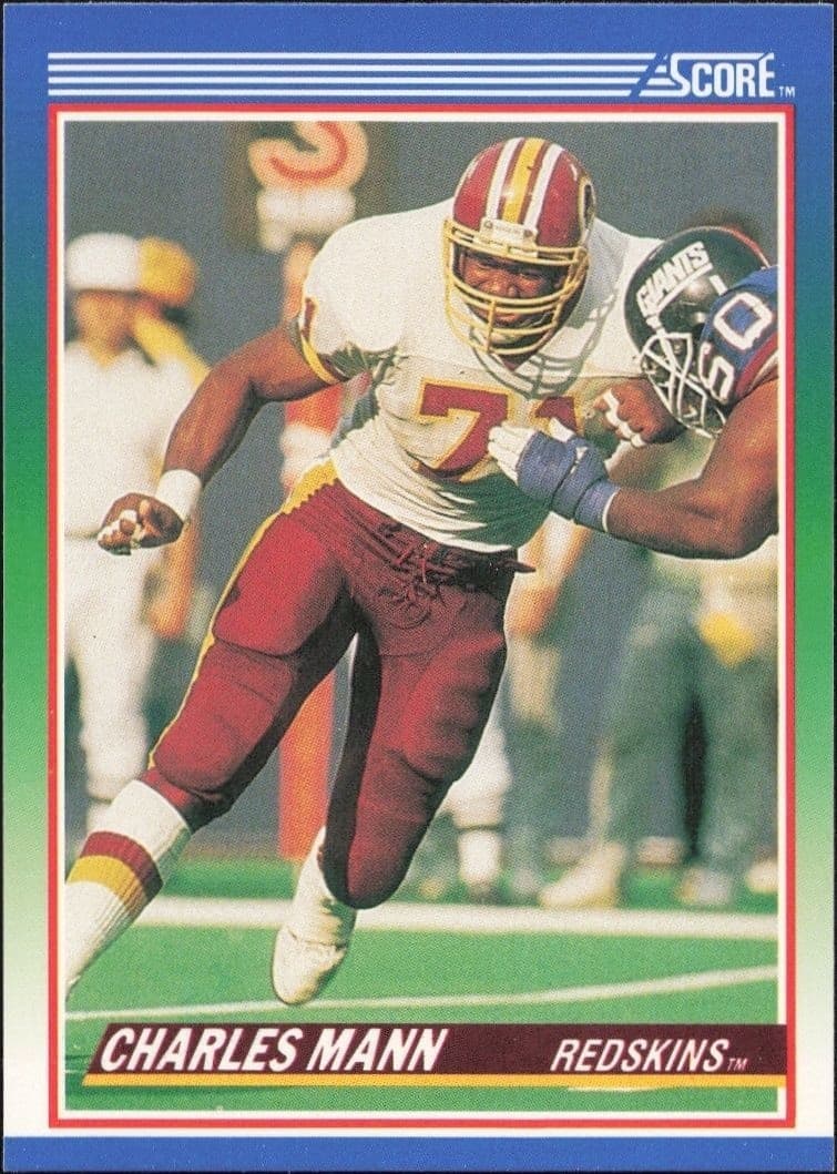 1990 Score Charles Mann #101 trading card