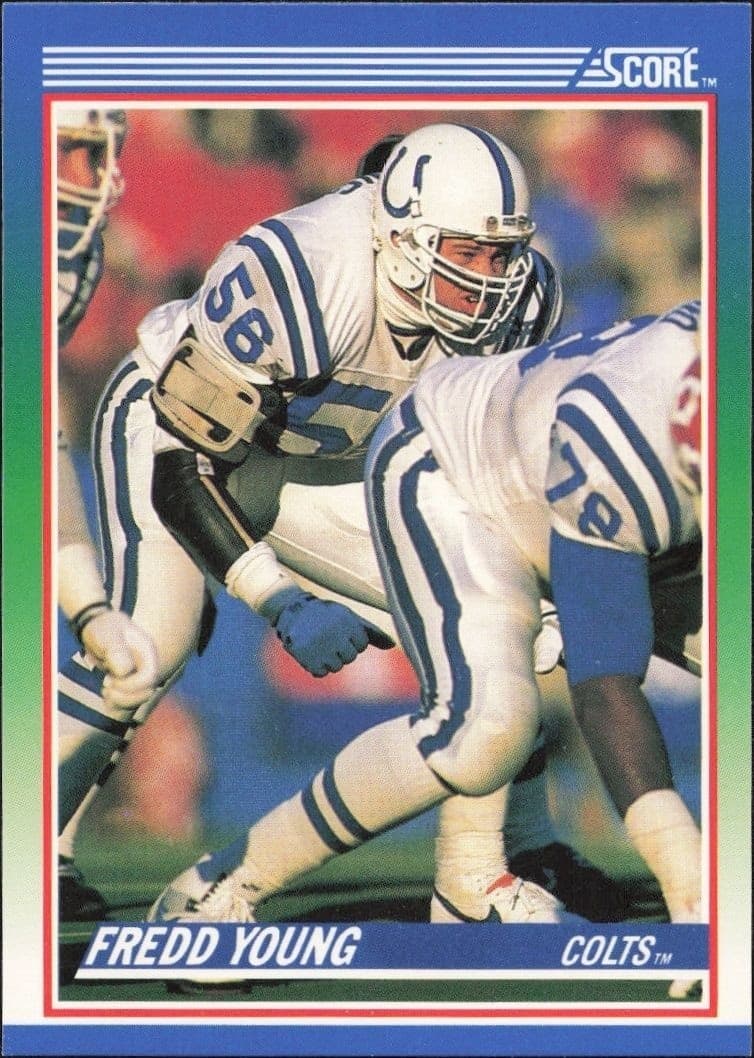1990 Score Fredd Young #102 trading card