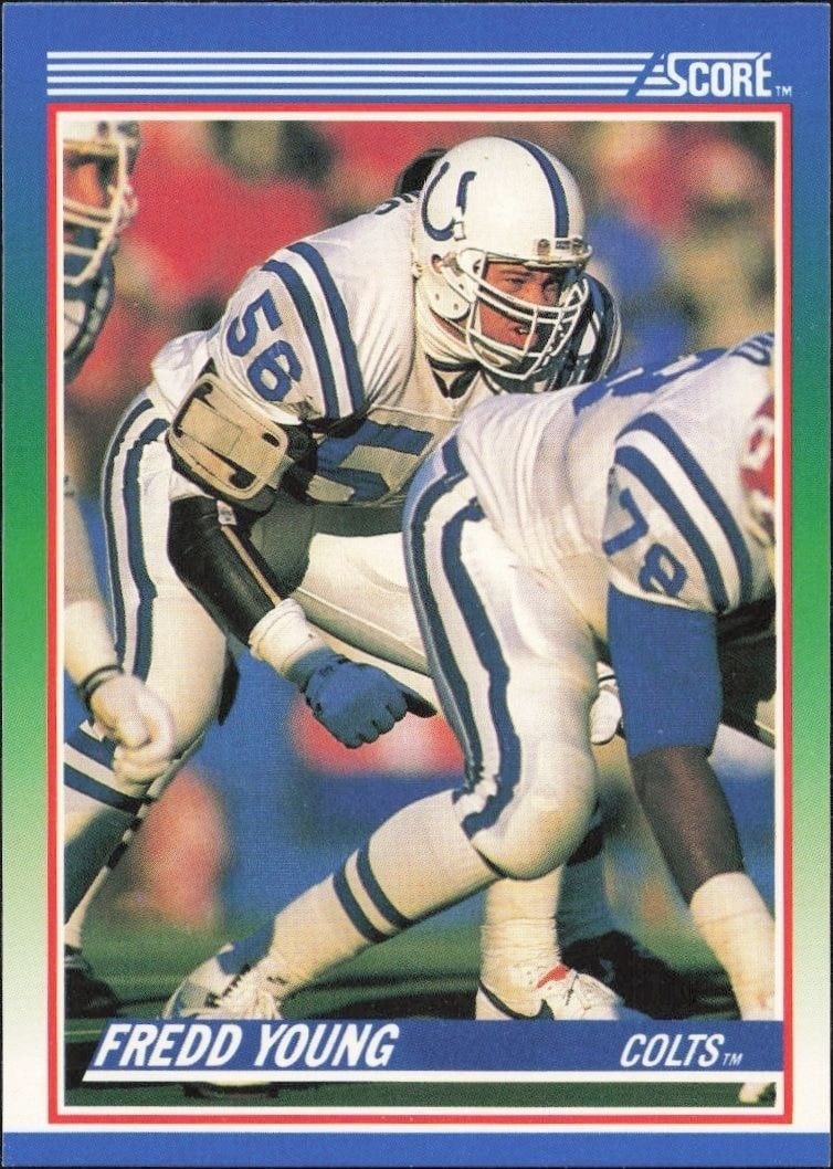 1990 Score Fredd Young #102 trading card