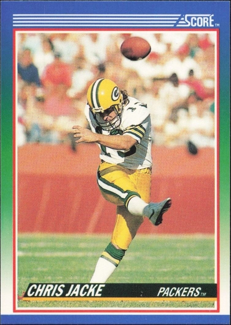 1990 Score Chris Jacke #103 trading card