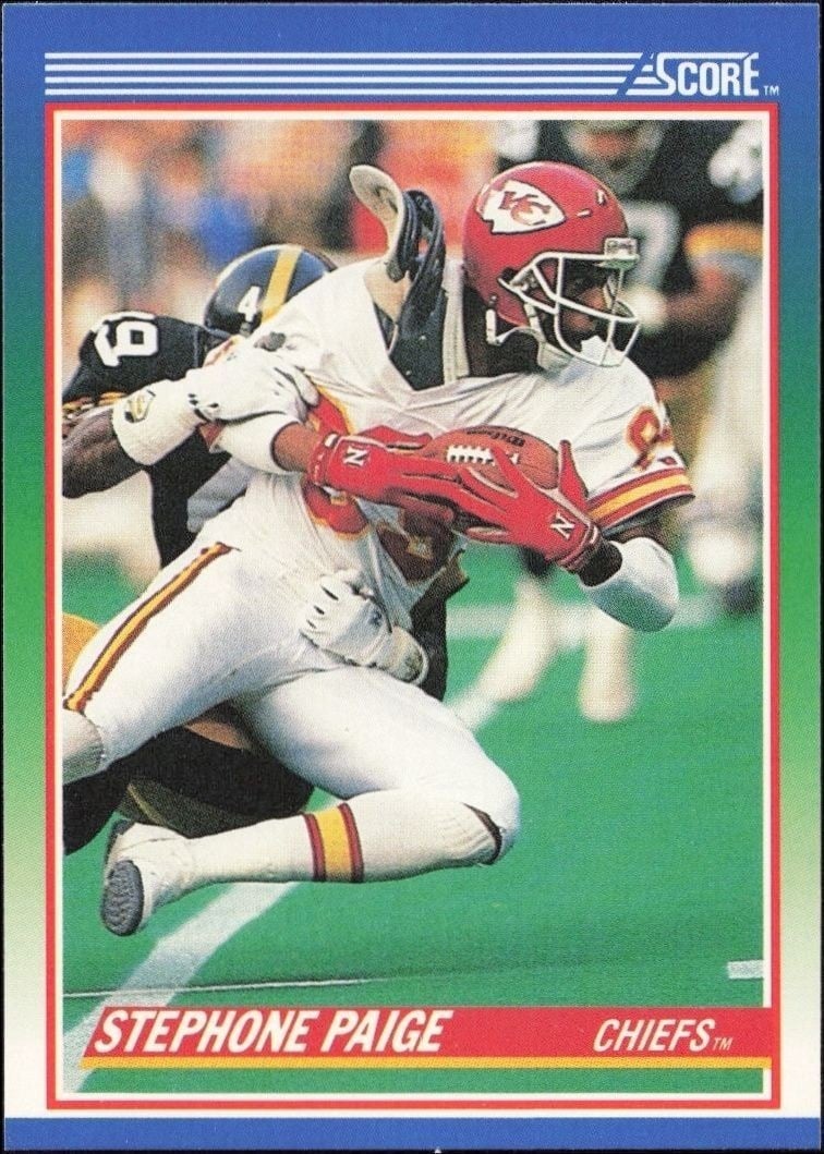 1990 Score Stephone Paige #96 trading card