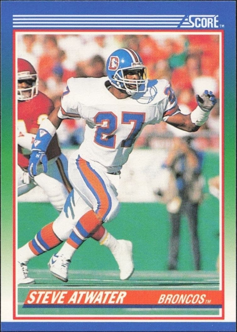 1990 Score Steve Atwater #107 trading card