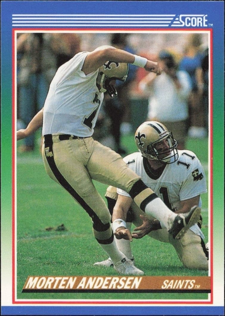 1990 Score Morten Andersen #108 trading card