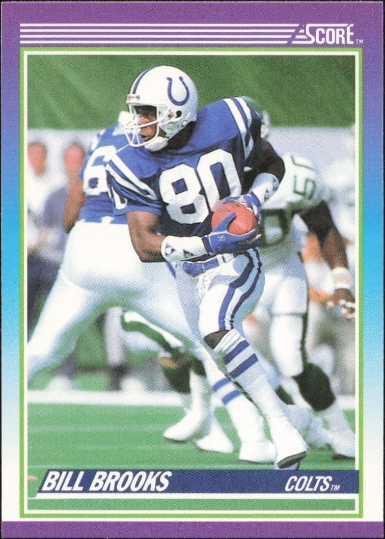 1990 Score Bill Brooks #168 trading card