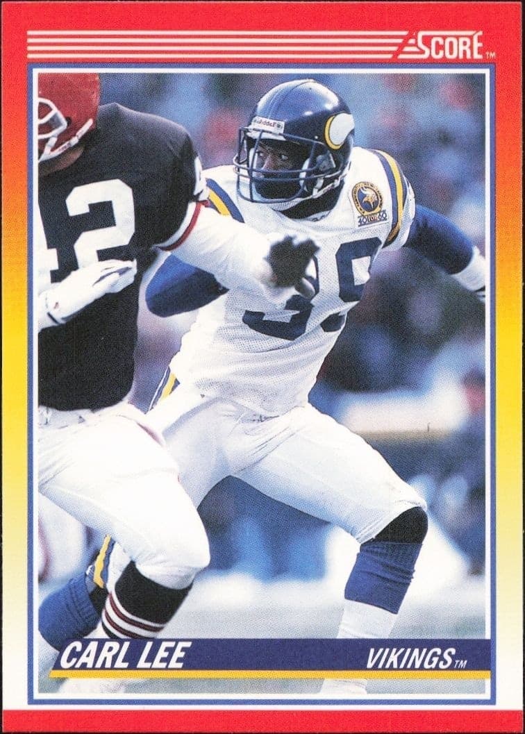 1990 Score Carl Lee #276 trading card