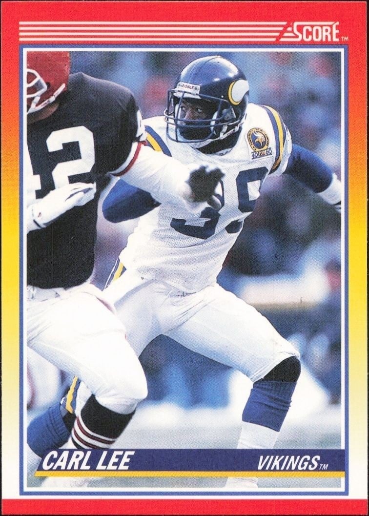 1990 Score Carl Lee #276 trading card