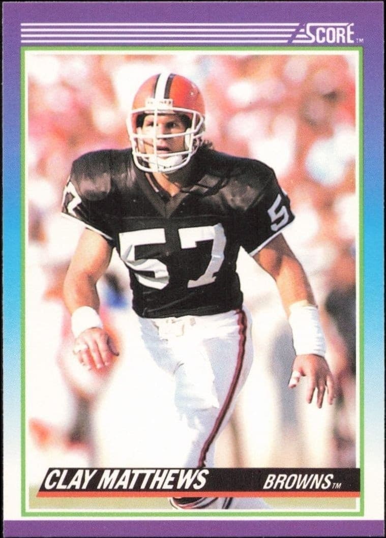 1990 Score Clay Matthews #177 trading card