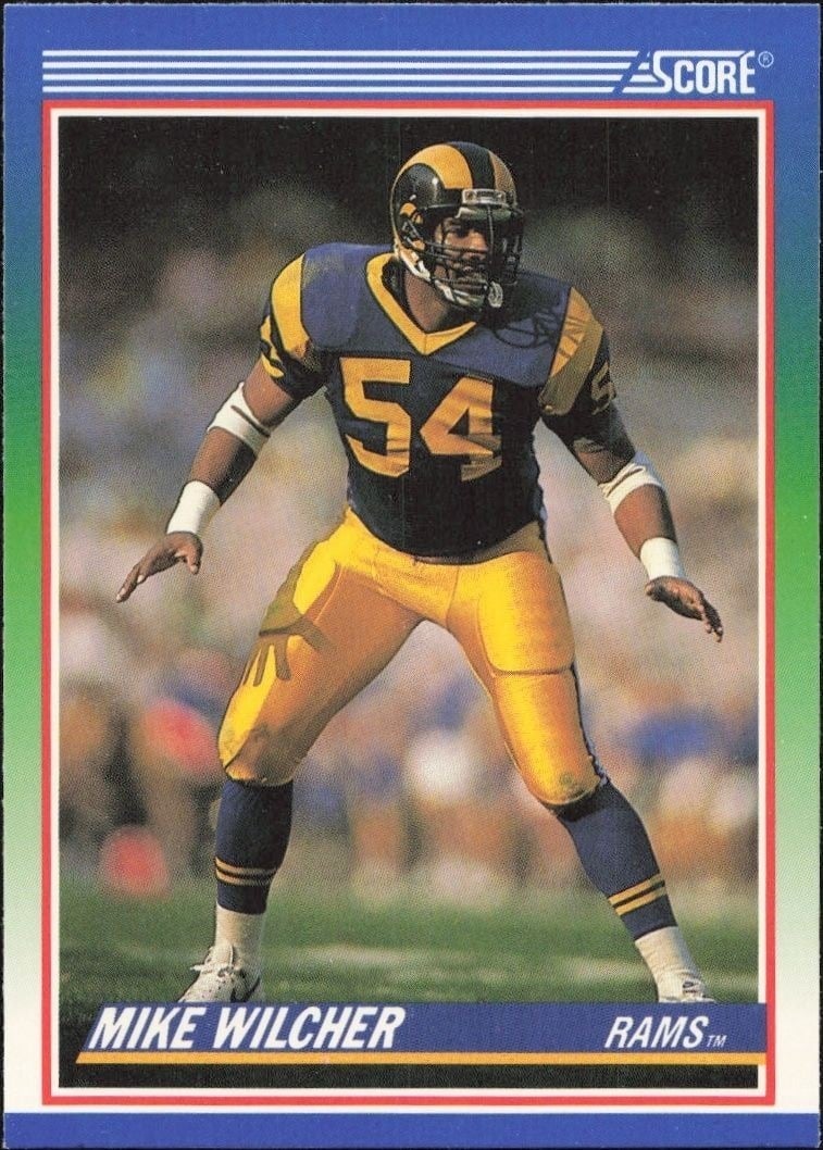 1990 Score Mike Wilcher #439 trading card