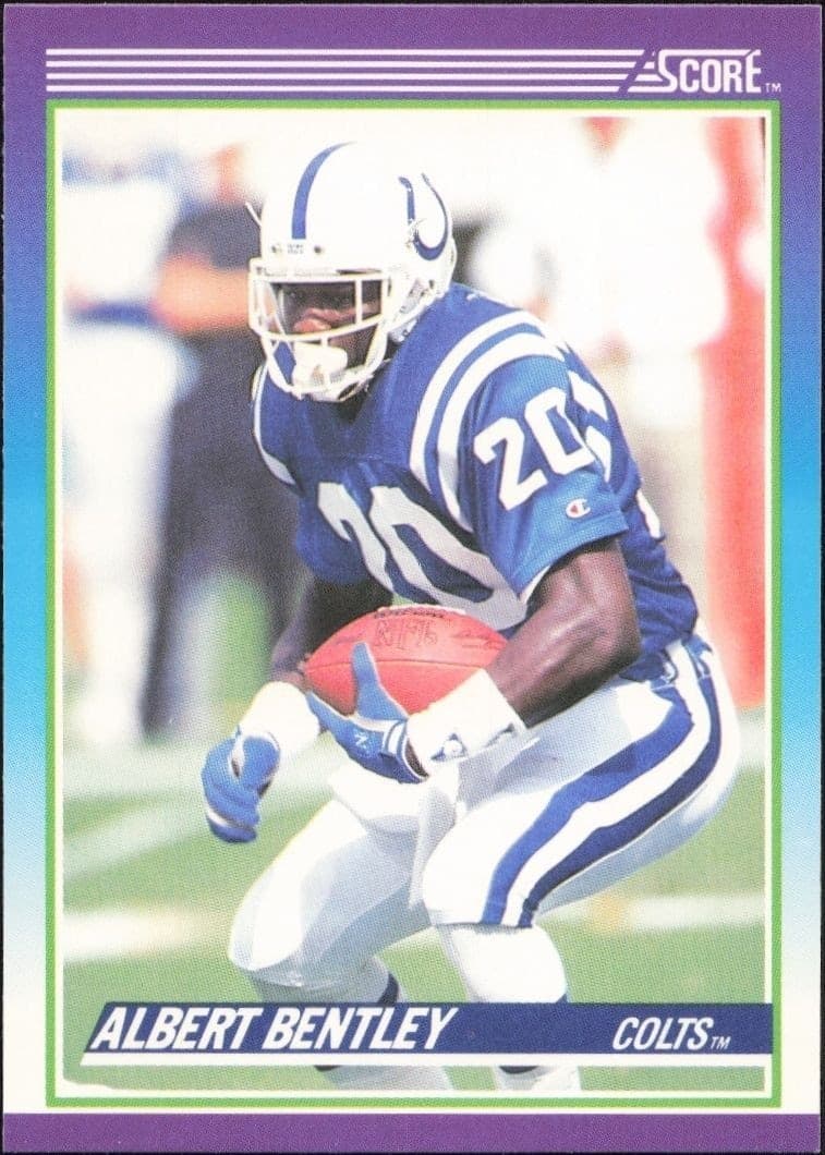 1990 Score Albert Bentley #135 trading card