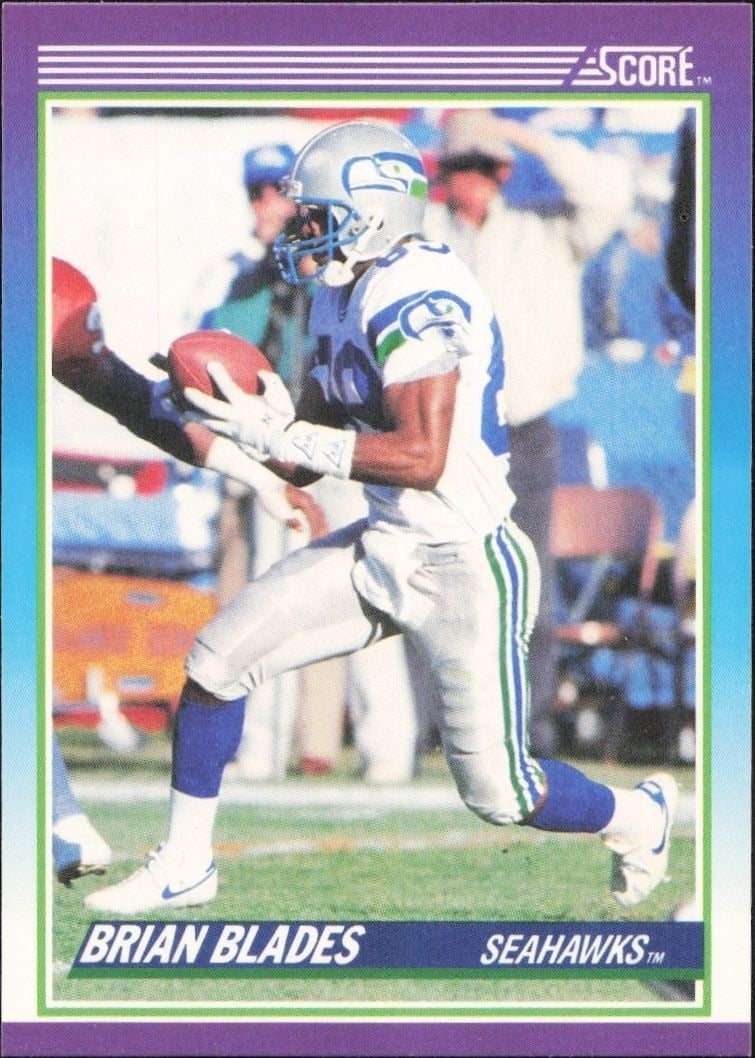 1990 Score Brian Blades #139 trading card
