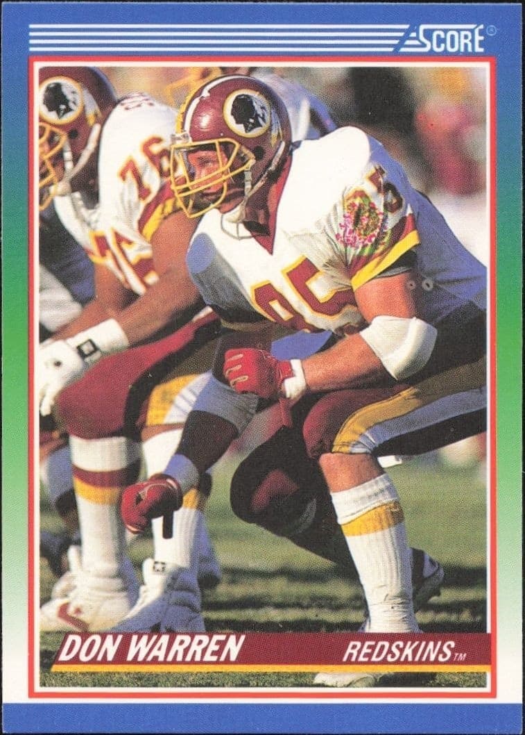 1990 Score Don Warren #331 trading card