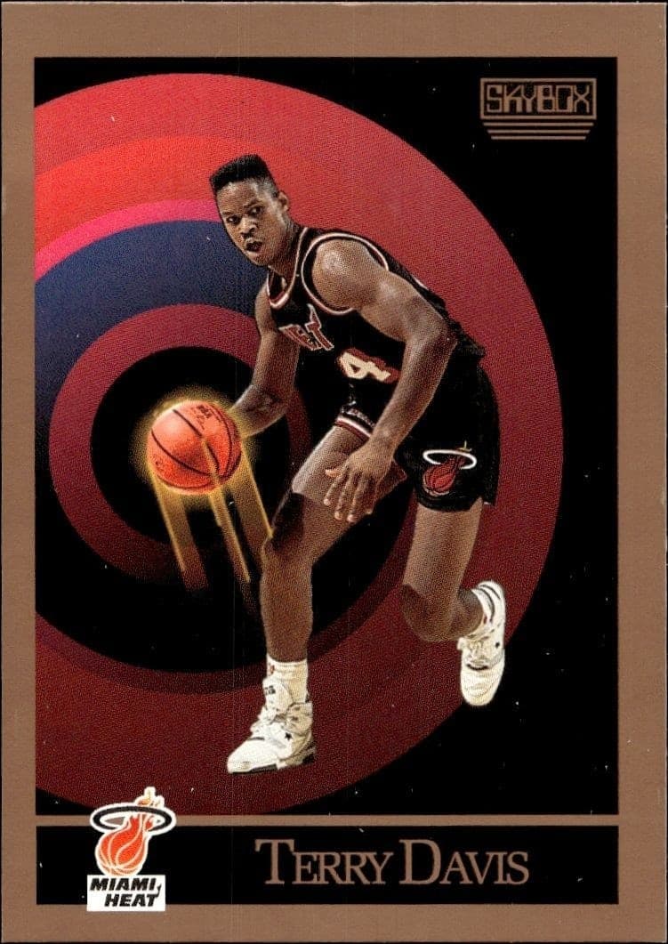 1990-91 Skybox Terry Davis #144 trading card