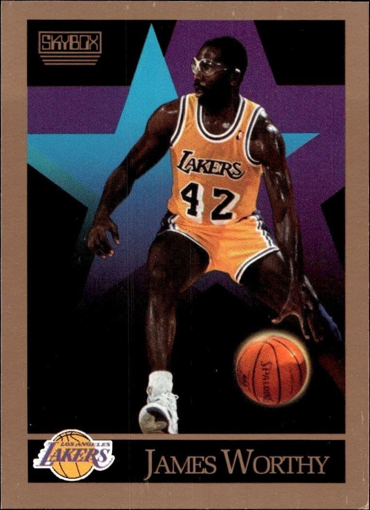 1990-91 Skybox James Worthy #143 trading card