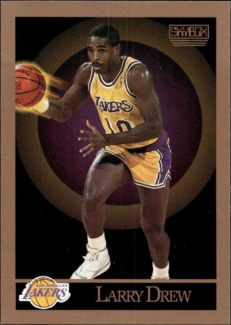 1990-91 Skybox Larry Drew #136 trading card