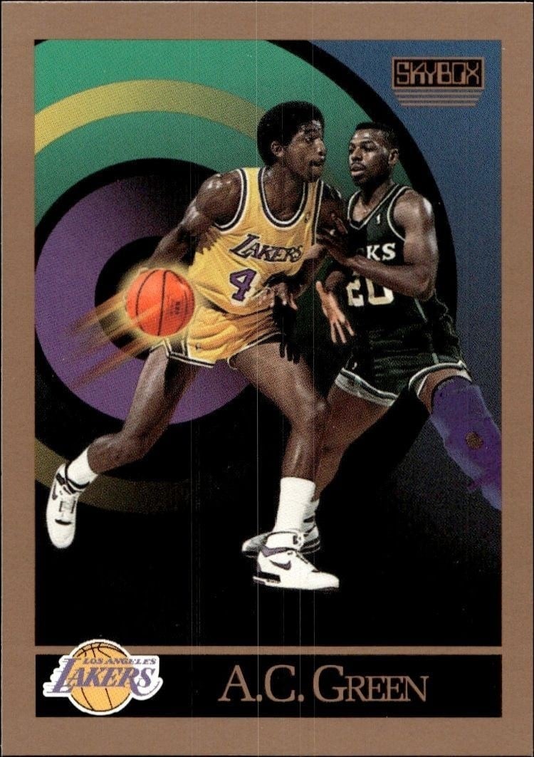 1990-91 Skybox A.C. Green #137 trading card