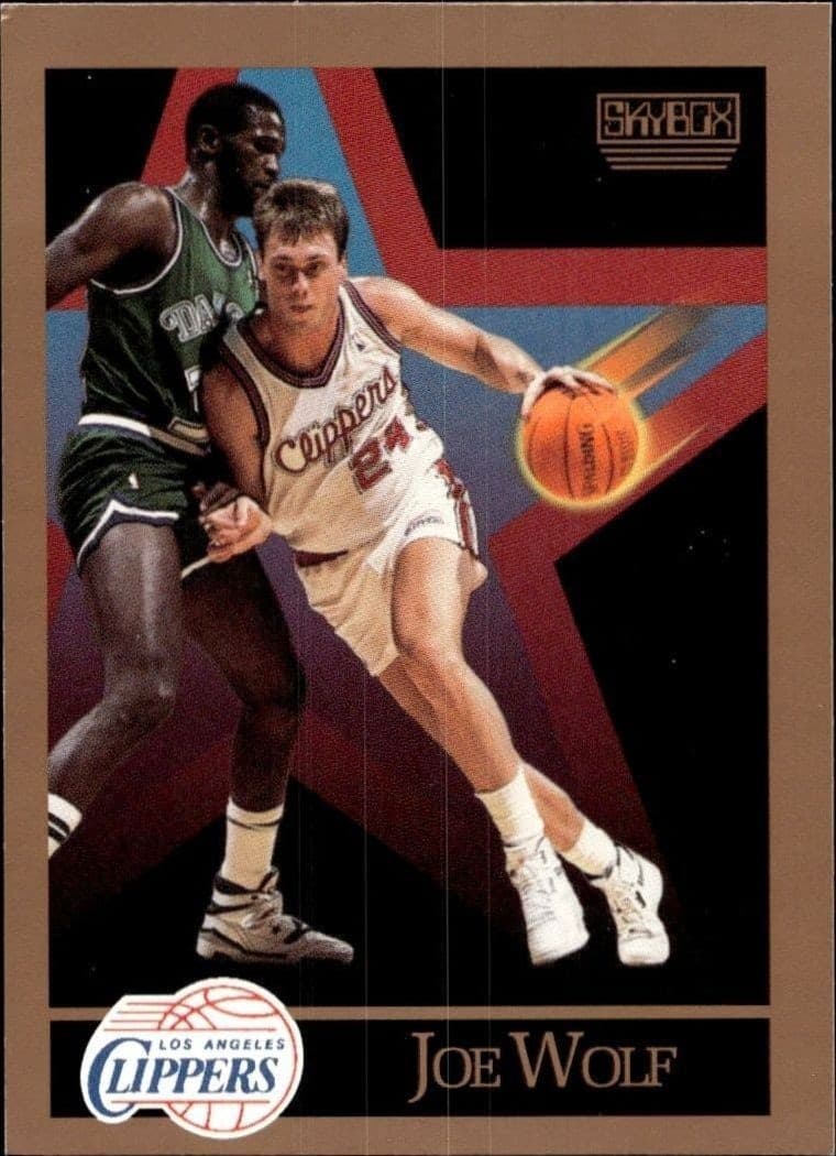 1990-91 Skybox Joe Wolf #133 trading card