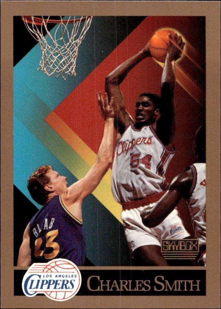 1990-91 Skybox Charles Smith #132 trading card