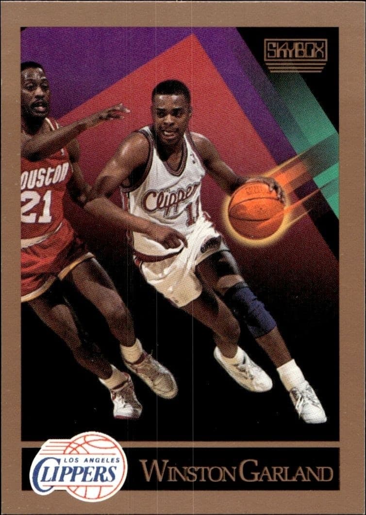 1990-91 Skybox Winston Garland #125 trading card