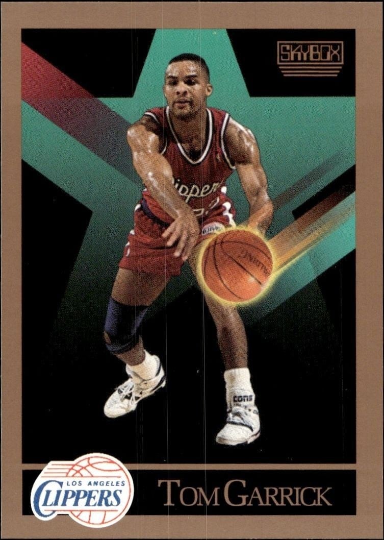 1990-91 Skybox Tom Garrick #126 trading card