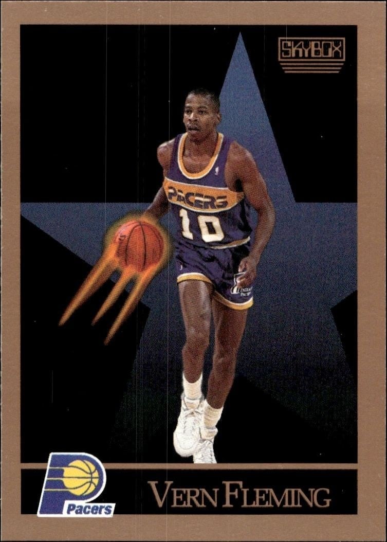 1990-91 Skybox Vern Fleming #114 trading card