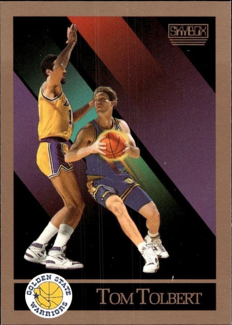 1990-91 Skybox Tom Tolbert #103 trading card