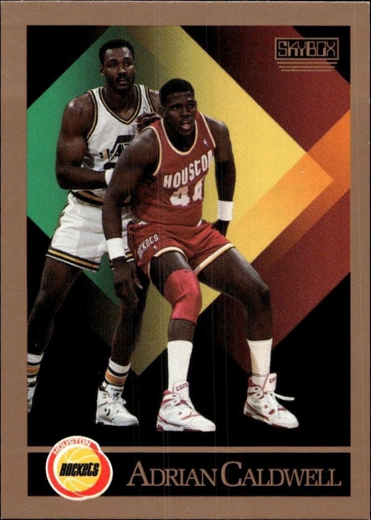 1990-91 Skybox Adrian Caldwell #106 trading card