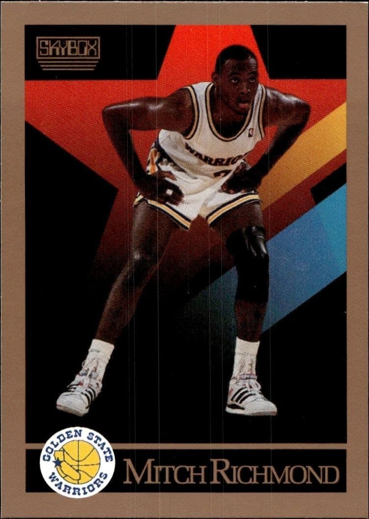 1990-91 Skybox Mitch Richmond #100 trading card
