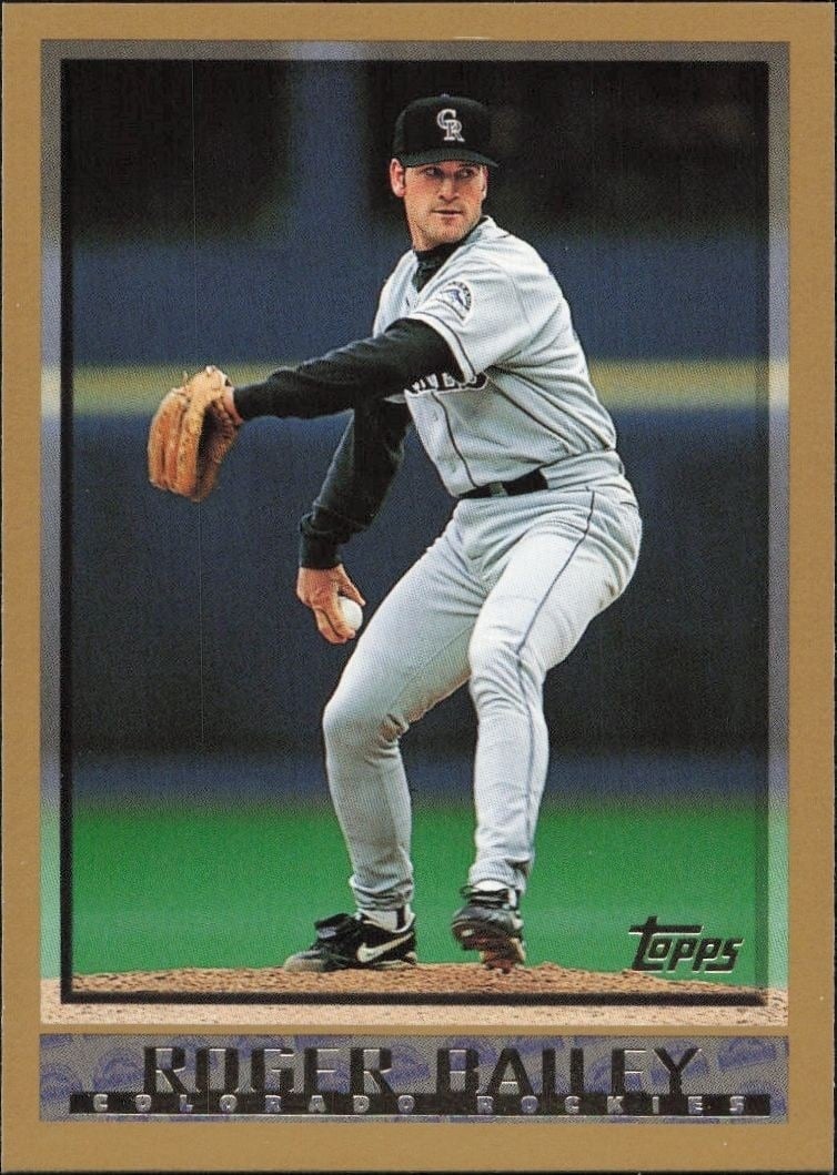 Roger Bailey 1998 Topps #63 Baseball Trading Card - Front 1998 Topps Roger Bailey #63 baseball trading card front