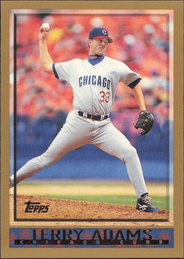 Terry Adams 1998 Topps #78 Baseball Trading Card - Front 1998 Topps Terry Adams #78 baseball trading card front