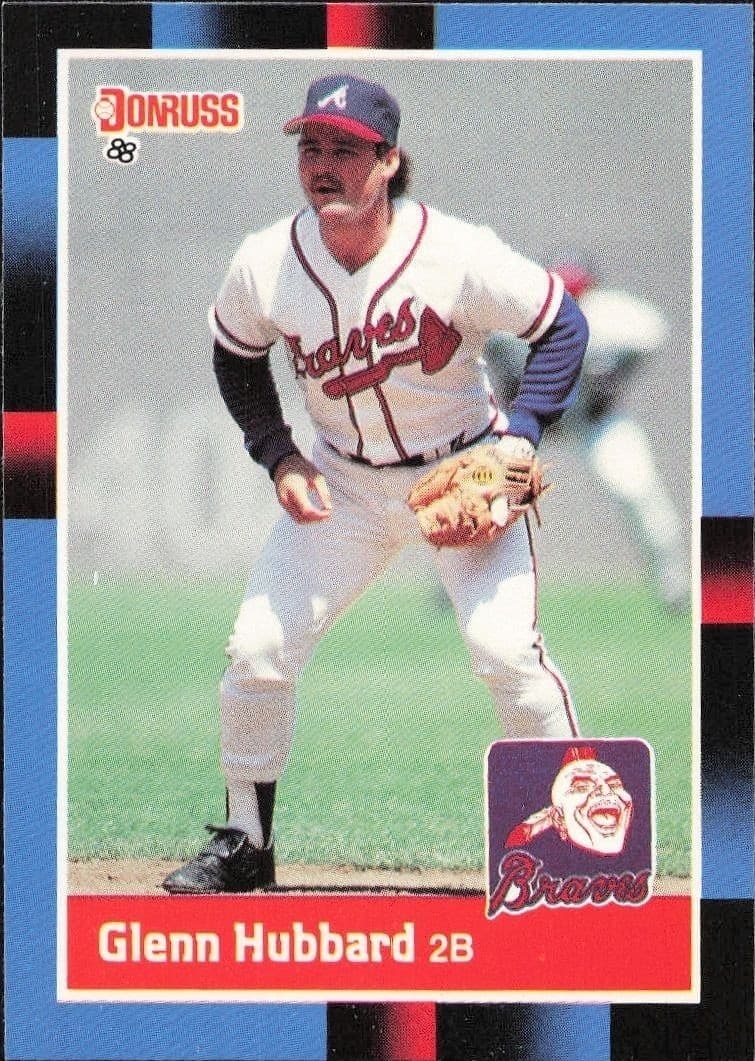 1988 Donruss Glenn Hubbard #314 trading card