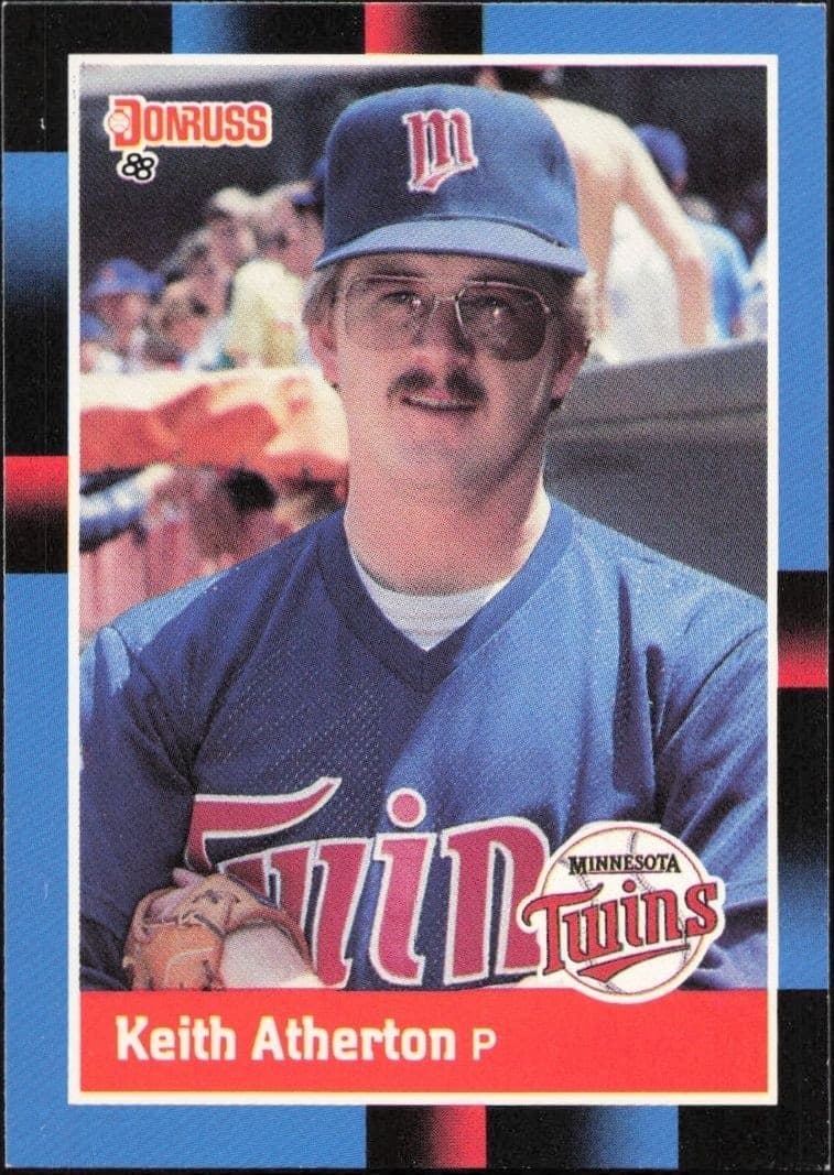 1988 Donruss Keith Atherton #318 trading card