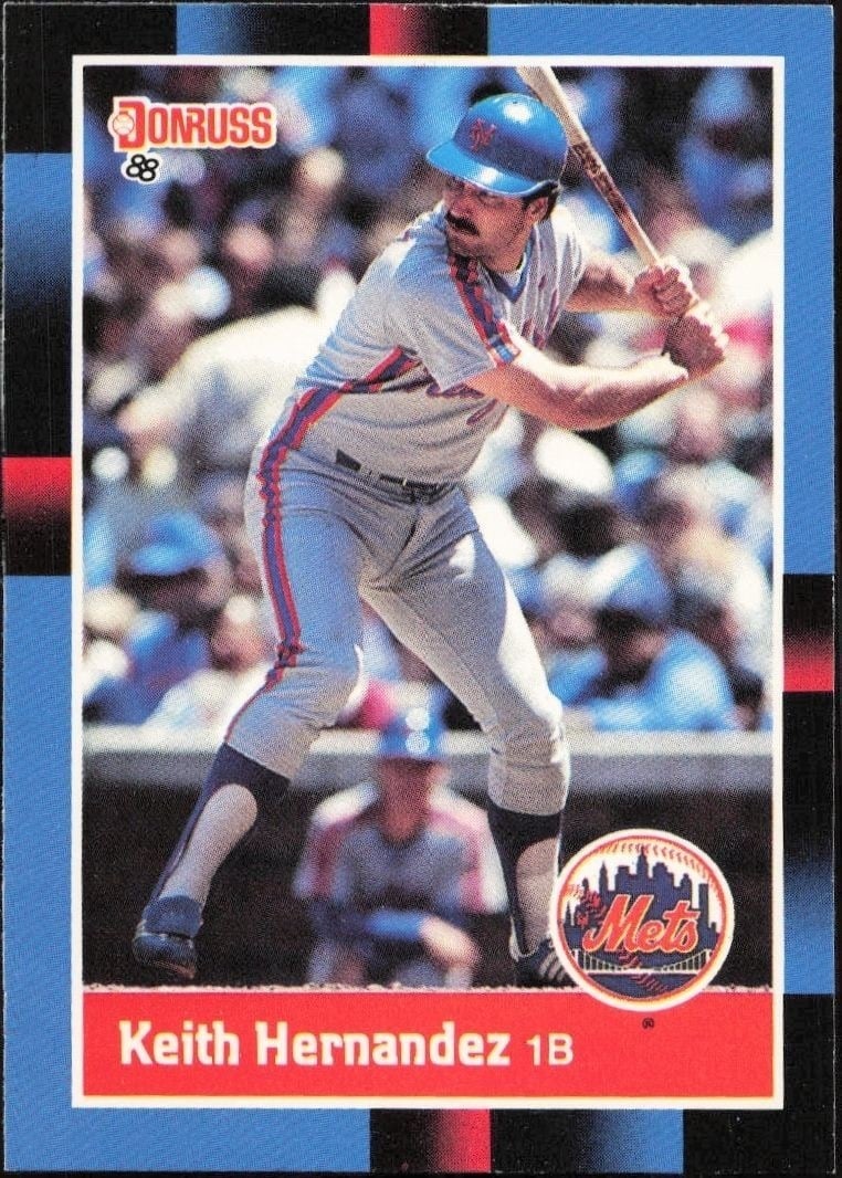 Keith Hernandez 1988 Donruss #316 Baseball Trading Card - Front 1988 Donruss Keith Hernandez #316 baseball trading card front