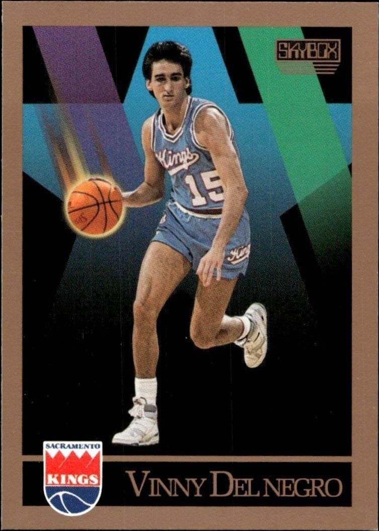 1990-91 Skybox Vinny Del Negro #245 trading card