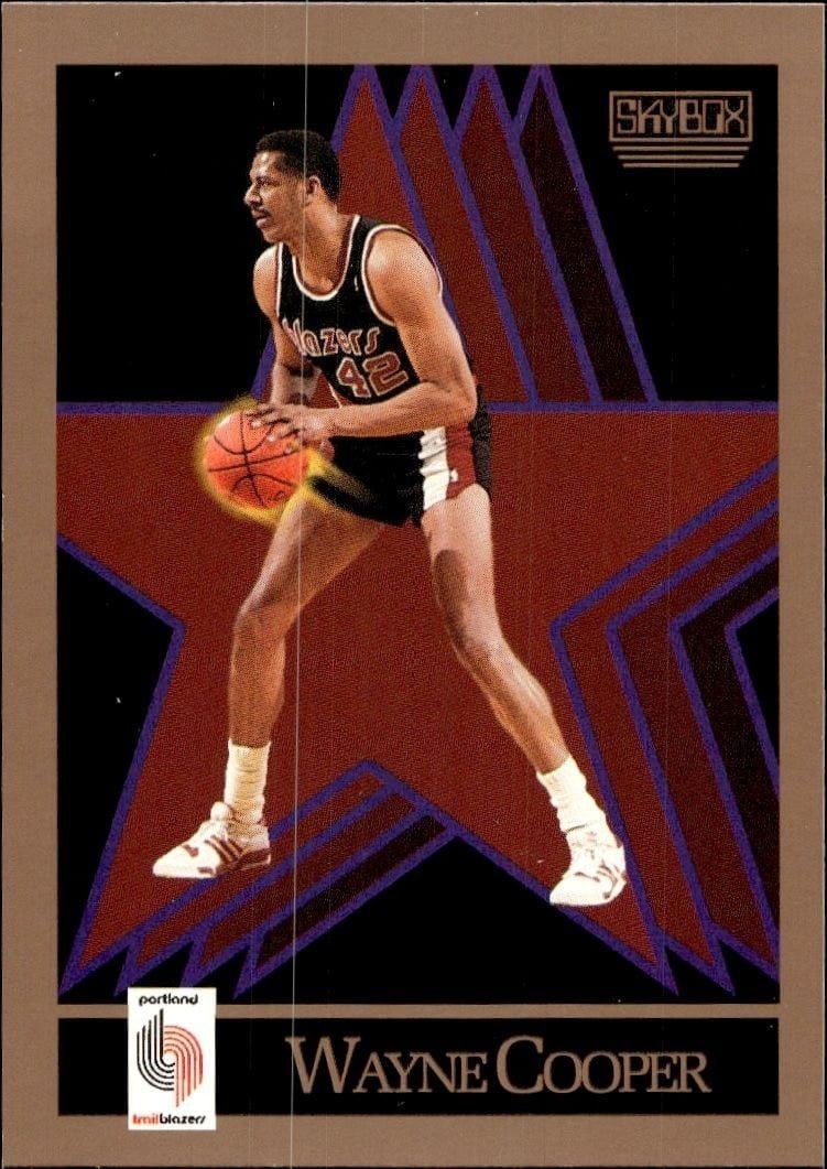 1990-91 Skybox Wayne Cooper #232 trading card